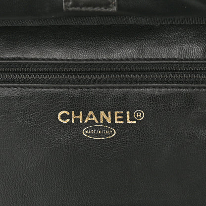Chanel Patent CC Vanity Cosmetic Case Black 6 of 10
