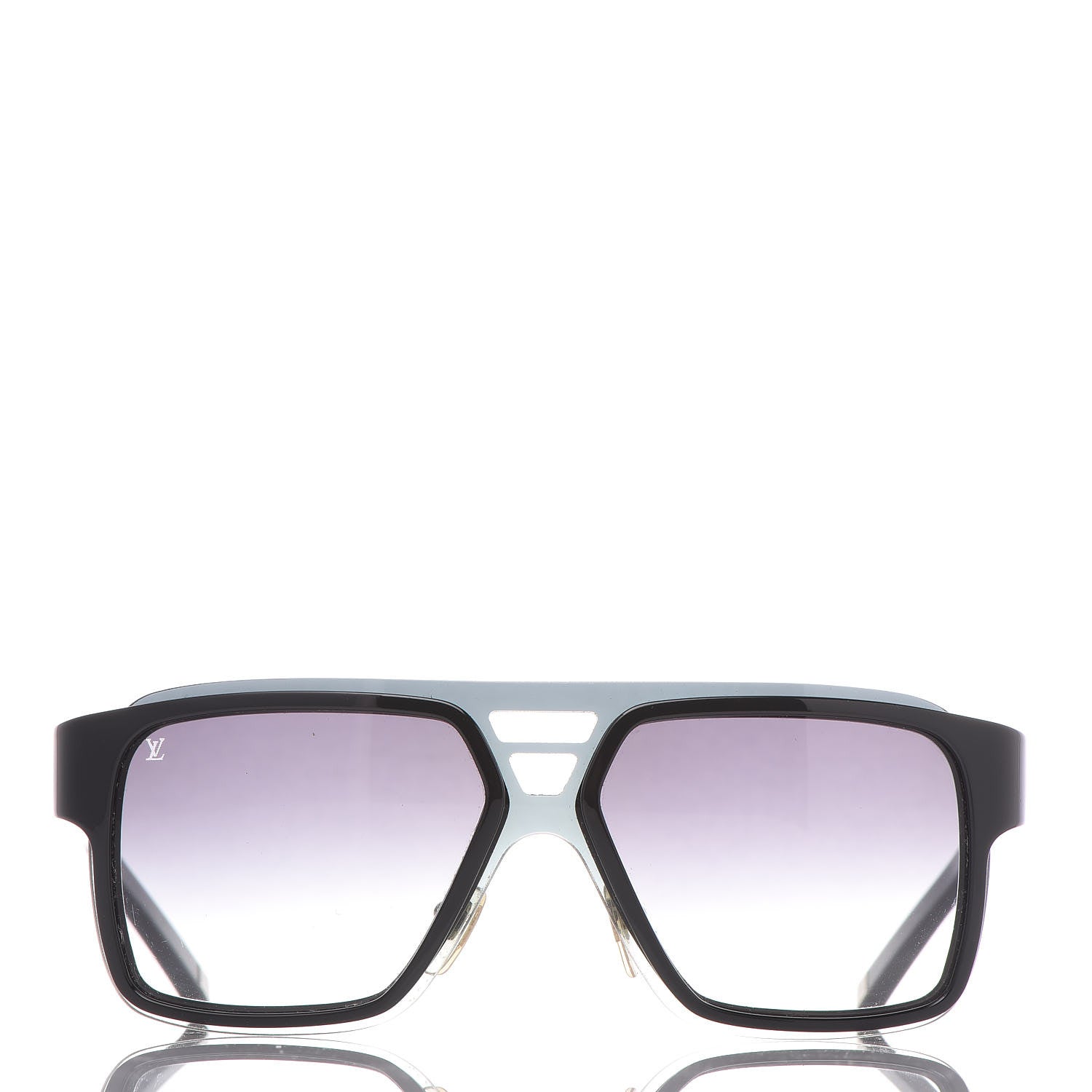 Louis Vuitton Acetate Enigme GM Sunglasses Z0361U Black 3 of 8