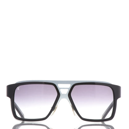Louis Vuitton Acetate Enigme GM Sunglasses Z0361U Black 3 of 8