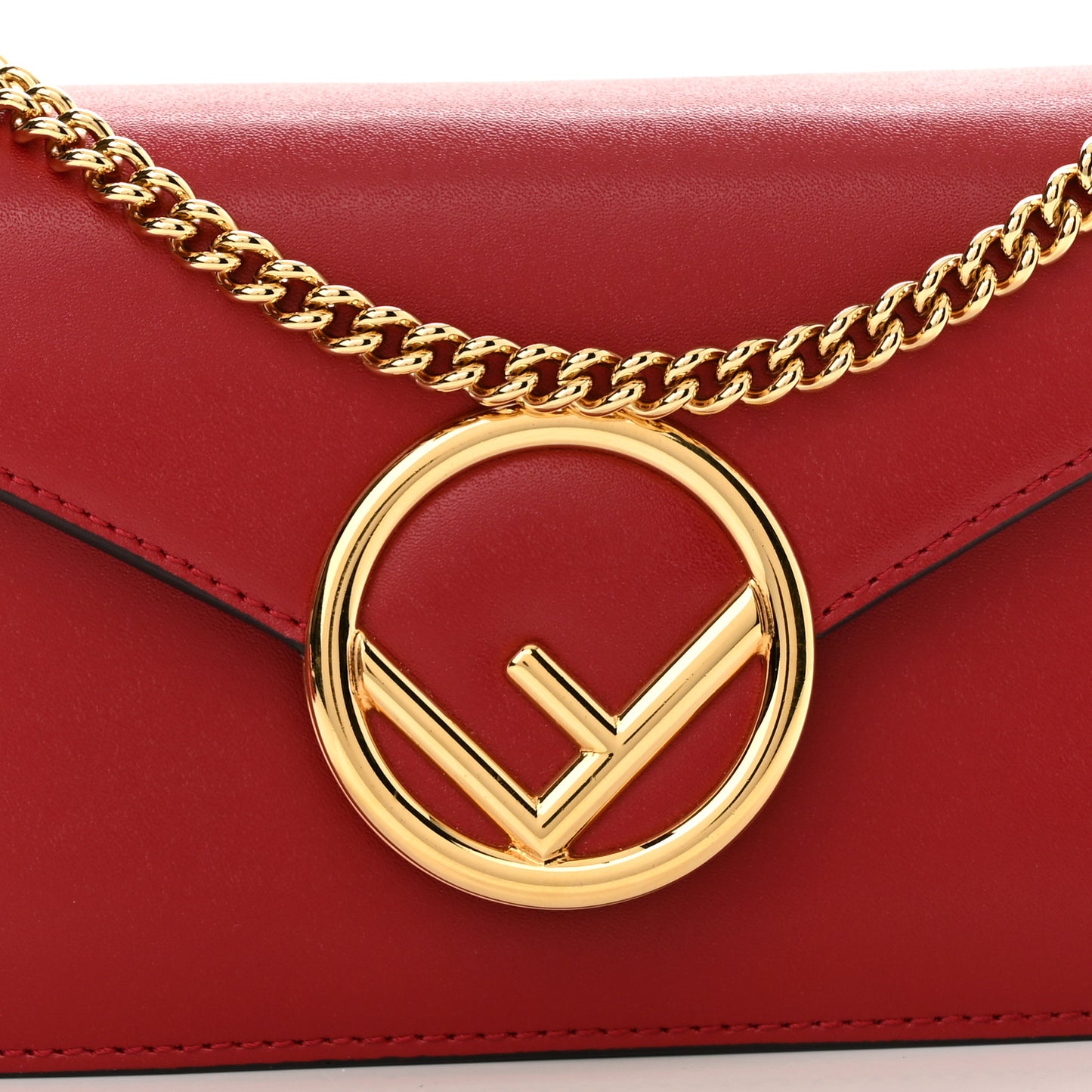 Vitello Liberty Lucido F is Fendi Envelope Belt Bag Fragola