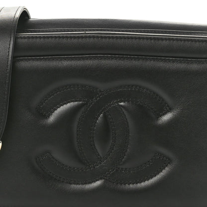 Chanel Lambskin CC Small Octagon Camera Case Black 8 of 10