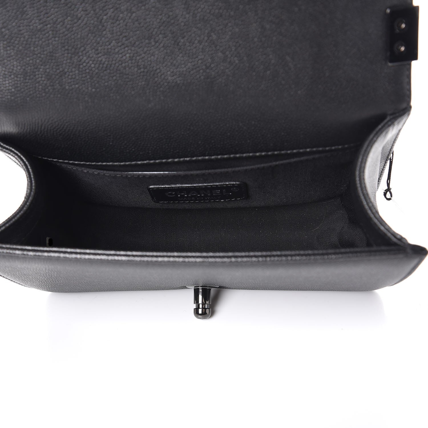 Chanel Caviar Quilted Small Boy Flap So Black 5 of 8