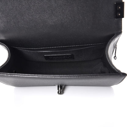 Chanel Caviar Quilted Small Boy Flap So Black 5 of 8