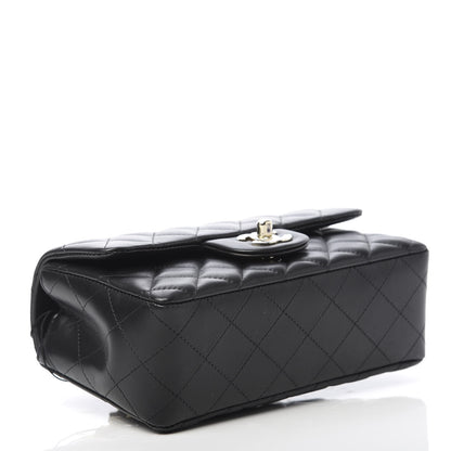 Chanel Lambskin Quilted Mini Coco Charms Rectangular Flap Black 4 of 11