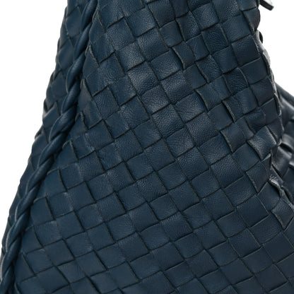 Bottega Veneta Nappa Intrecciato Medium Veneta Hobo Baltic Blue 11 of 13