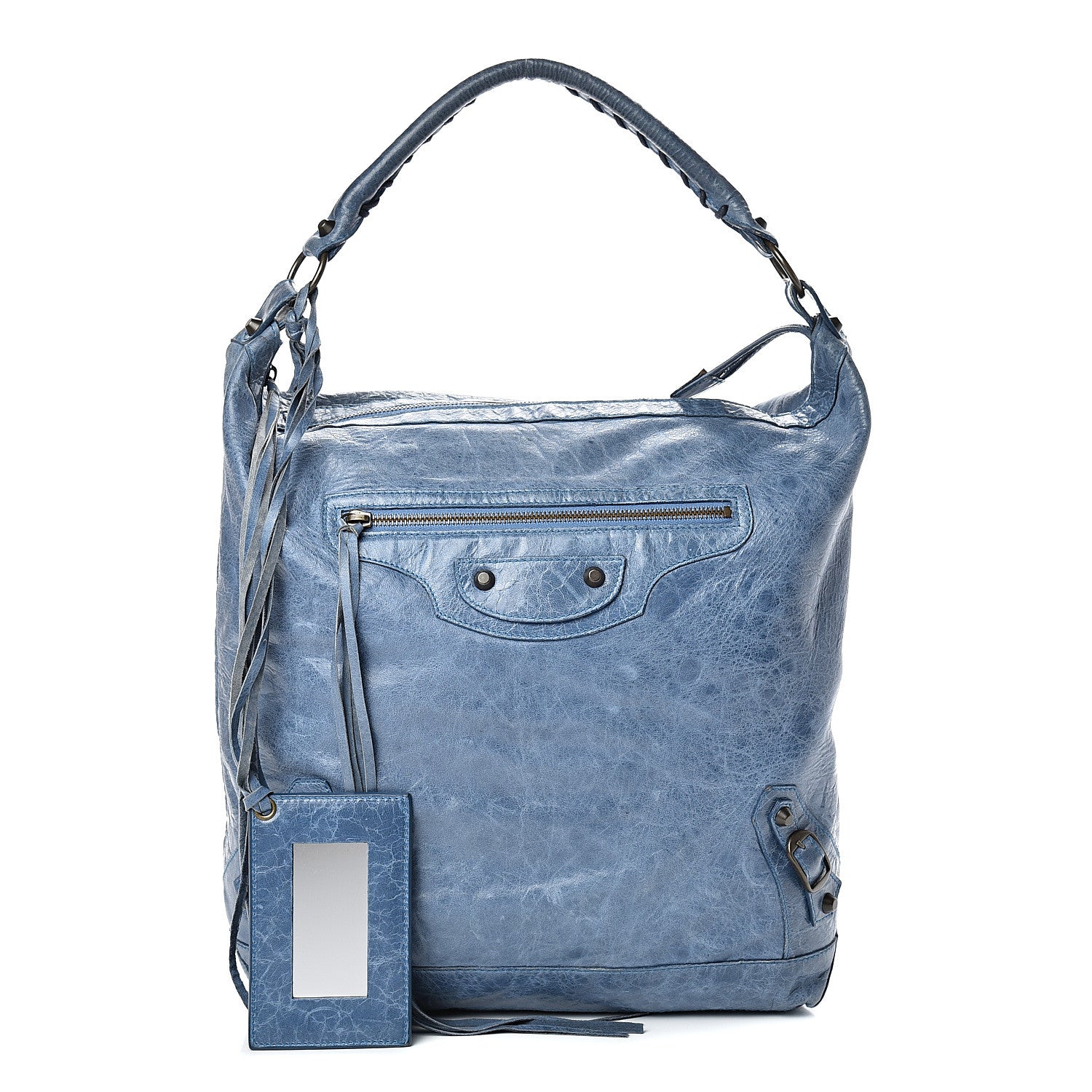 Balenciaga Chevre Classic Hardware Day Hobo Cornflower Bleu 1 of 15