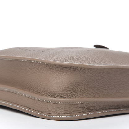 Hermes Taurillon Clemence Evelyne III PM Etoupe 7 of 10