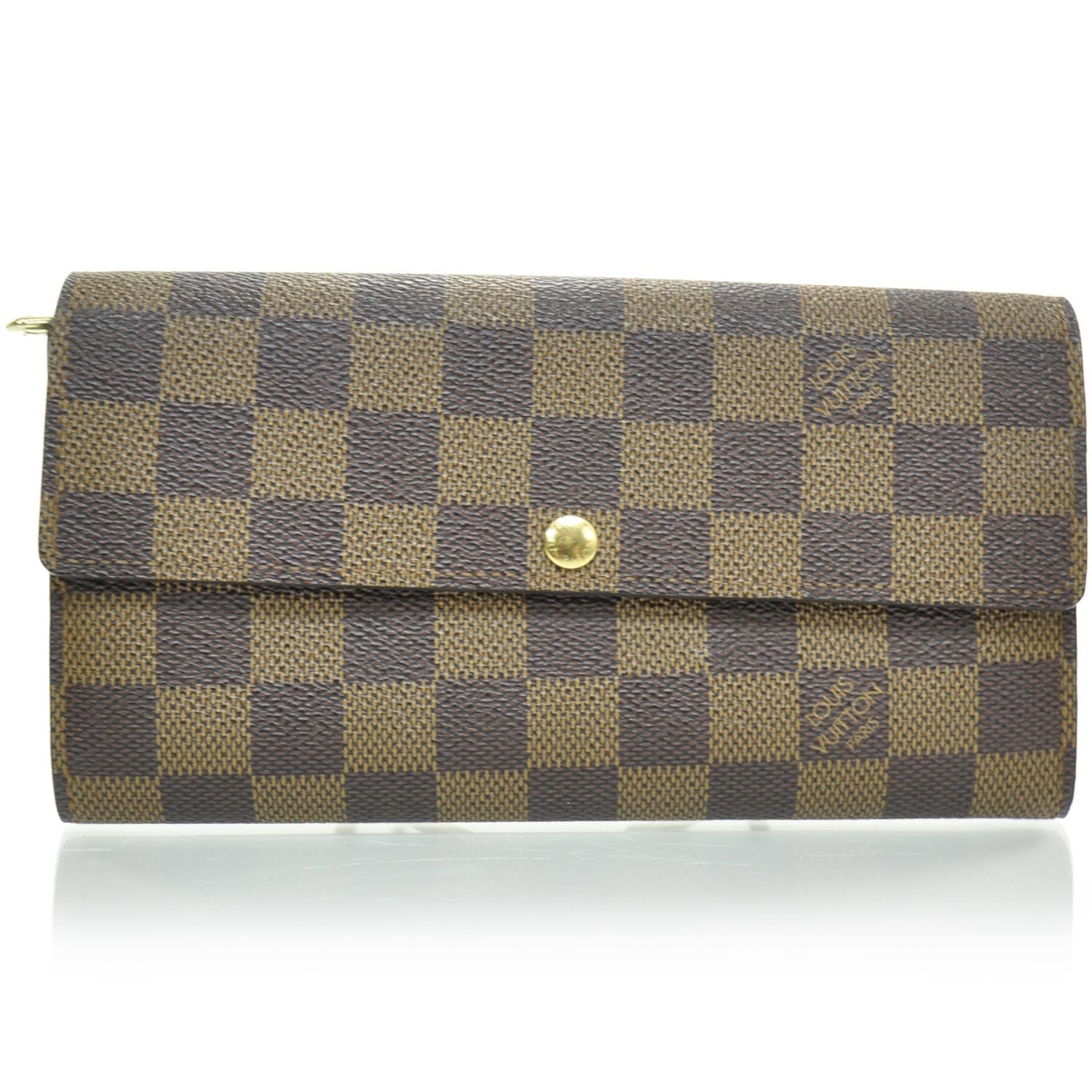 Louis Vuitton Damier Ebene Sarah Wallet 1 of 4