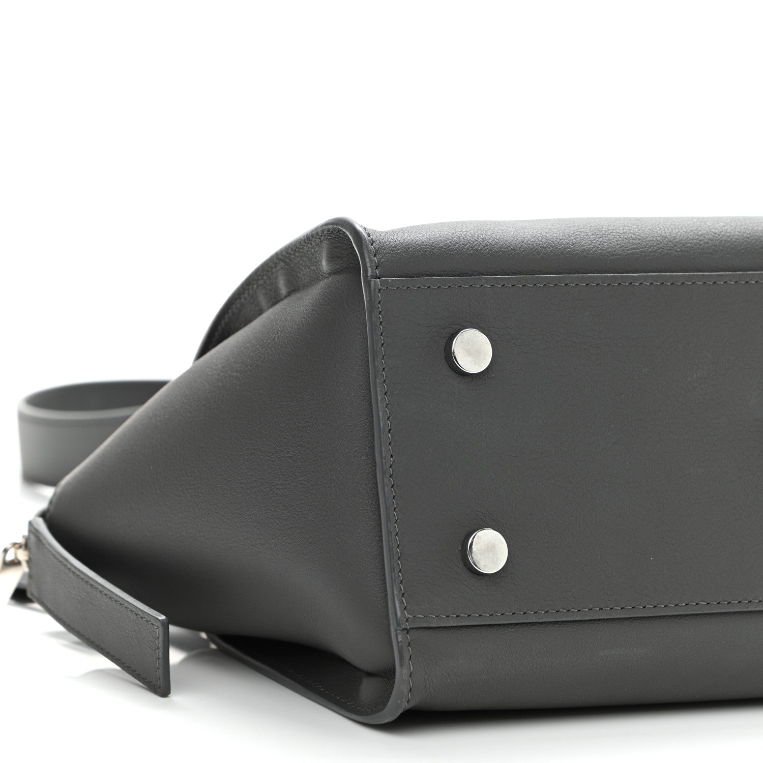 Saint Laurent Calfskin Baby Monogram Downtown Cabas Earth 8 of 10