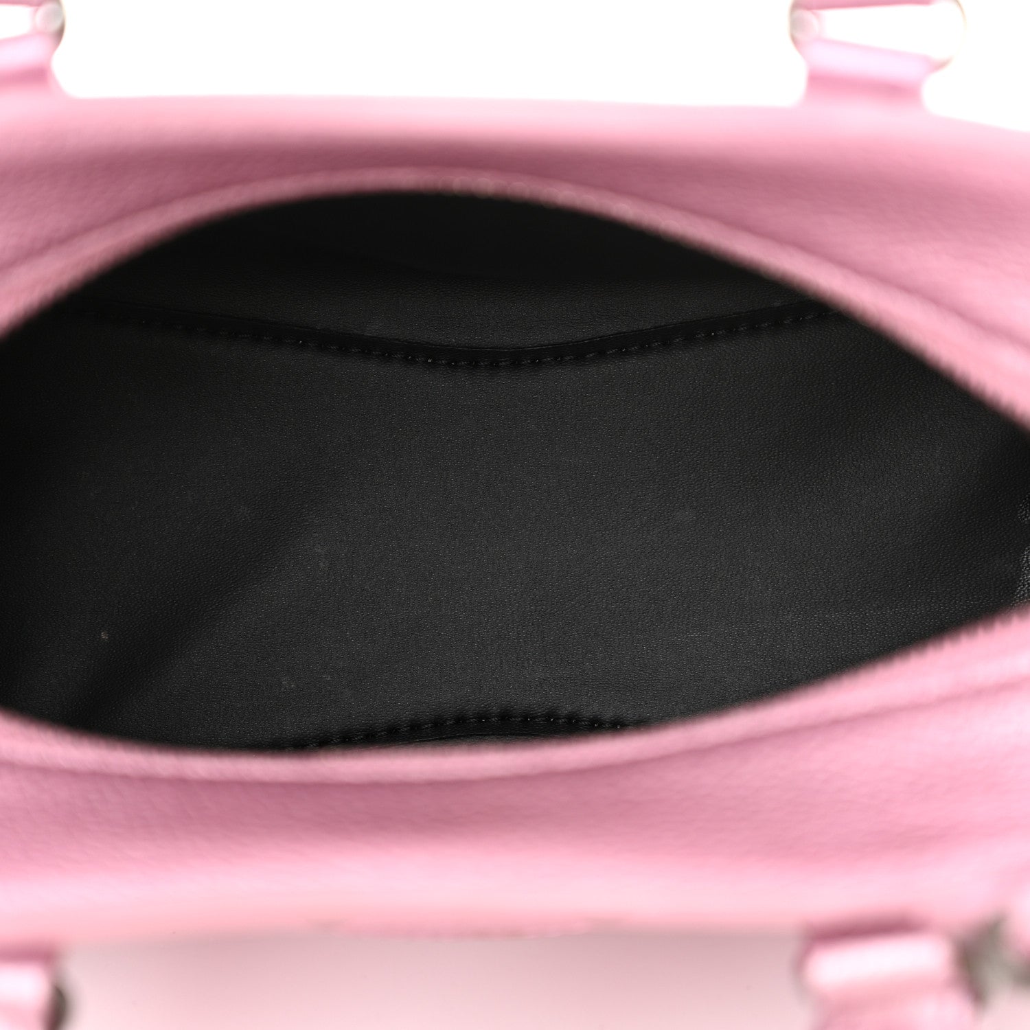 Balenciaga Metallic Grained Calfskin Neo Classic Silver Hardware Mini City Pink 5 of 15