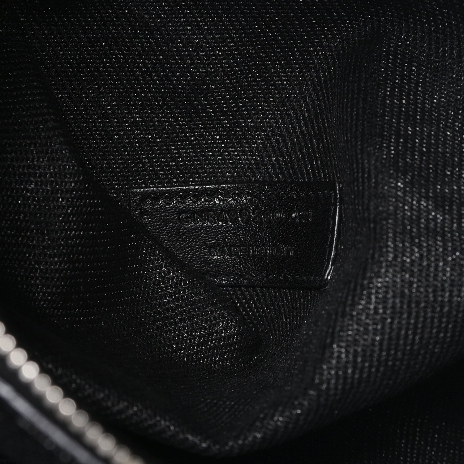 Saint Laurent Linen Calfskin Rive Gauche Tote Black 7 of 10