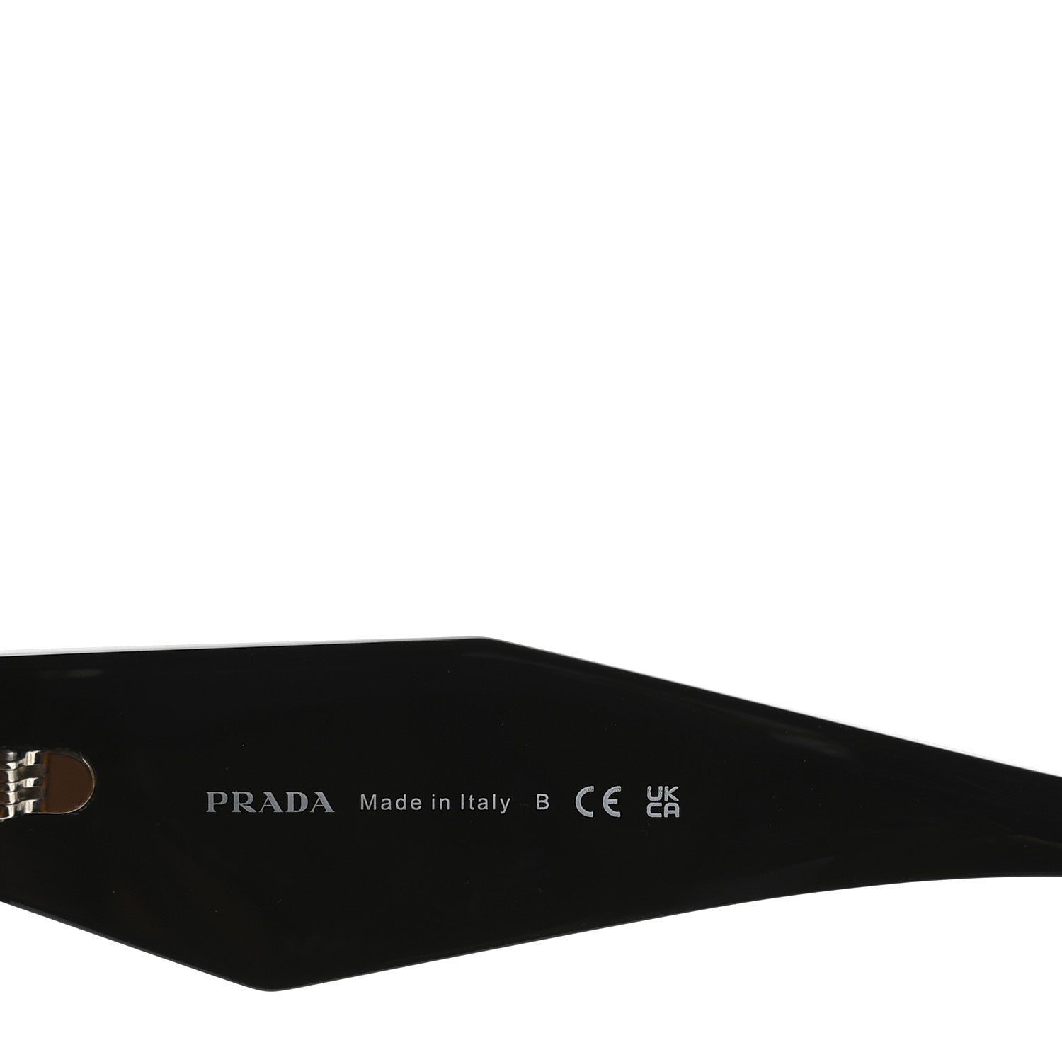 Prada Acetate Symbole Sunglasses SPR 17W Black 6 of 8
