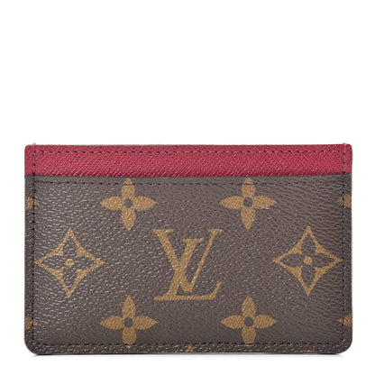 Louis Vuitton Monogram Card Holder Fuchsia 1 of 7