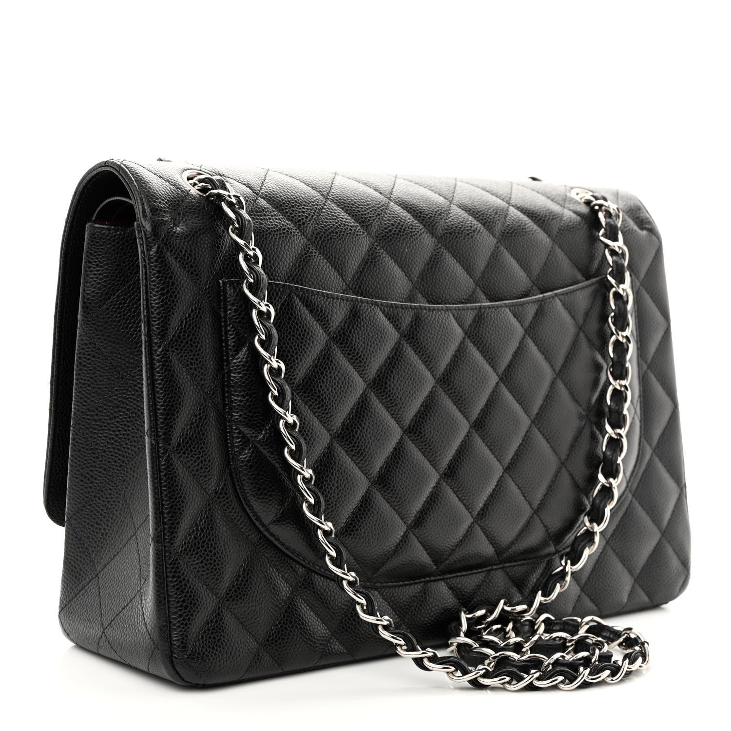 Chanel Caviar Quilted Maxi Double Flap Black 3 of 17