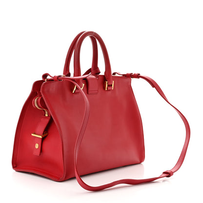 Saint Laurent Calfskin Small Classic Y Cabas Red 3 of 10