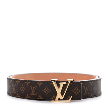 Louis Vuitton Mini Monogram 25mm LV Initiales Belt 75 30 1 of 8