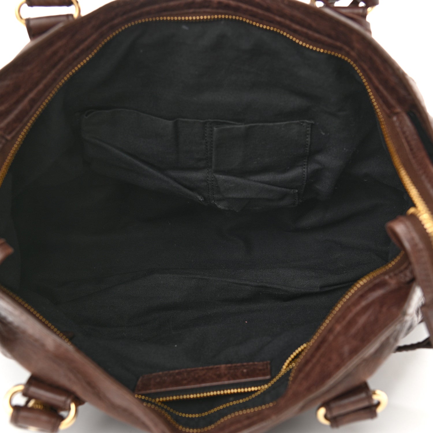 Balenciaga Agneau Giant 12 Gold Hardware City Cigare Fonce 2 of 10