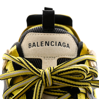Balenciaga Mesh Nylon Mens Track Sneakers 40 Yellow Black White 7 of 19