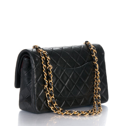 Chanel Lambskin Quilted Medium Double Flap Black 3 of 9