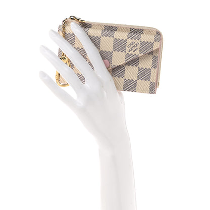 Louis Vuitton Damier Azur Recto Verso Card Holder Rose Ballerine 2 of 7