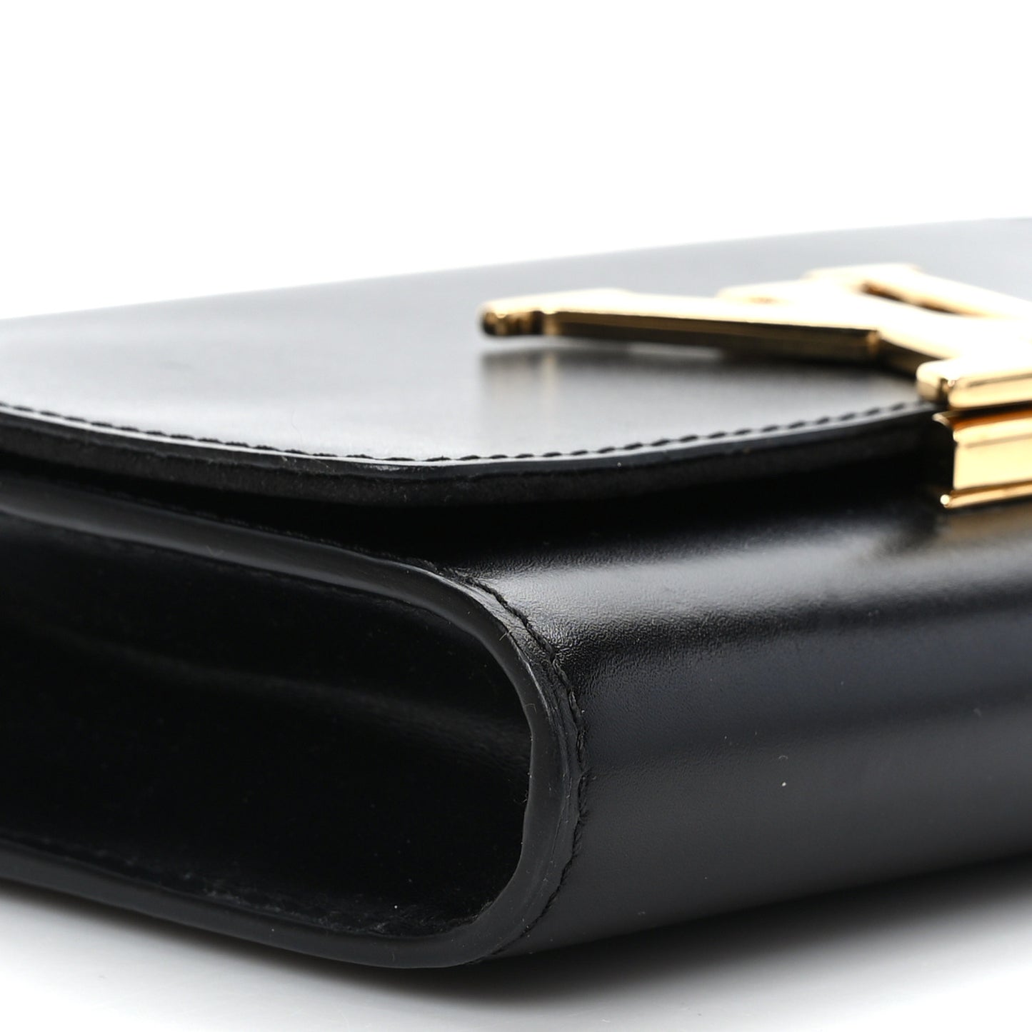 Calfskin Chain Louise MM Black
