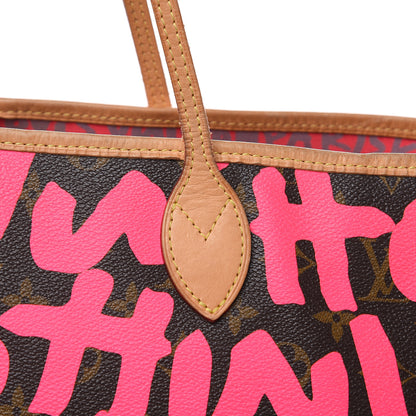 Louis Vuitton Monogram Graffiti Neverfull GM Fuchsia 15 of 22