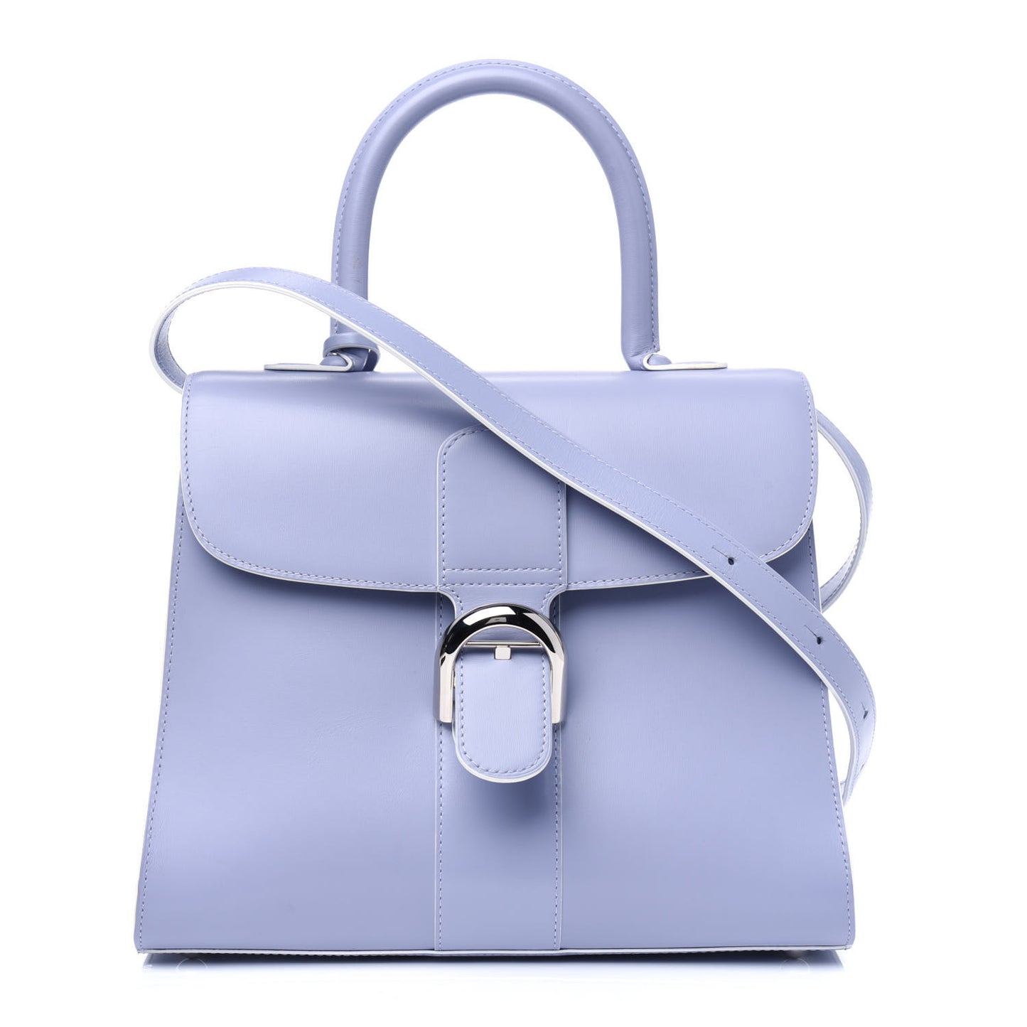 Box Calfskin MM Brillant Satchel Lilac