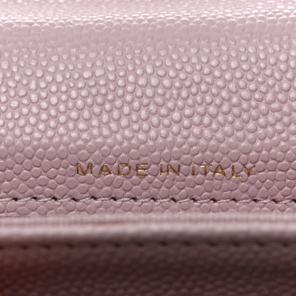 Chanel Caviar Quilted Flap Card Holder Wallet Light 7 of 9