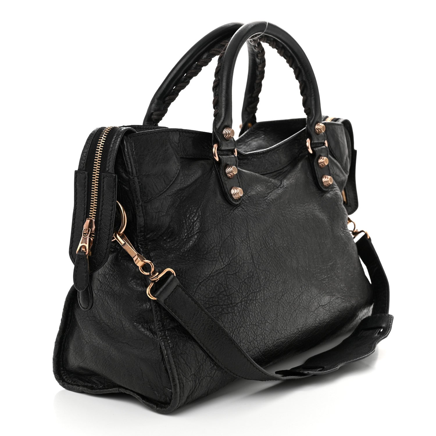 Balenciaga Agneau Giant 12 Rose Gold Hardware City Black 4 of 11