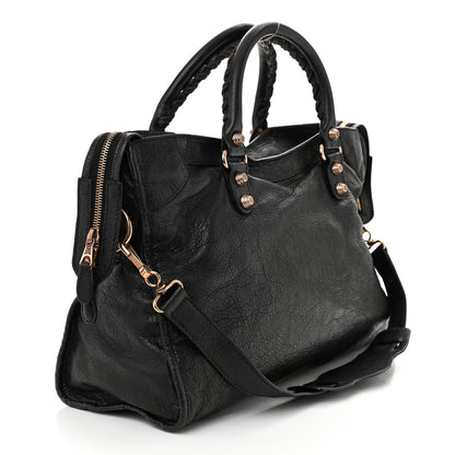 Balenciaga Agneau Giant 12 Rose Gold Hardware City Black 4 of 11