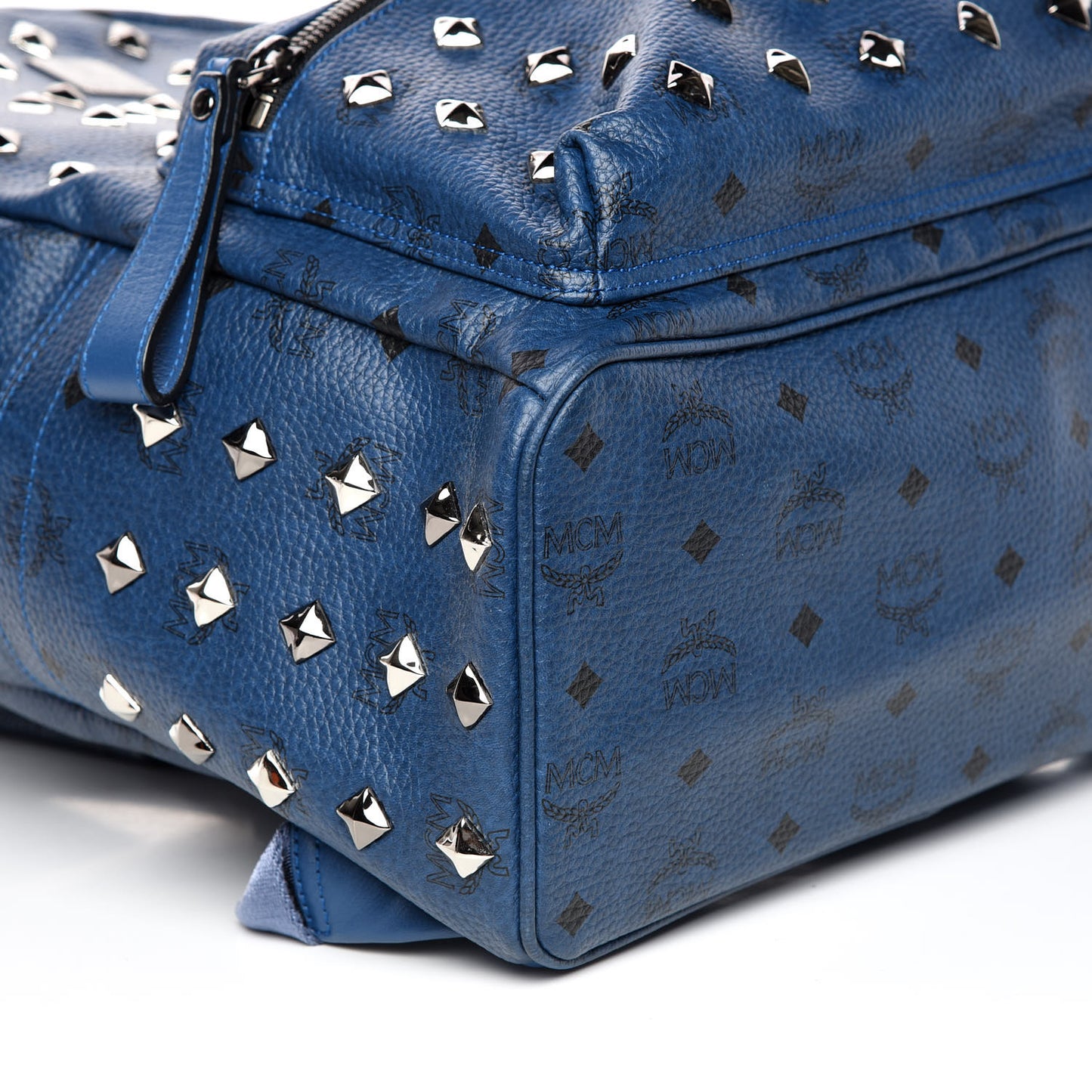 Visetos Medium Studded Stark Backpack Navy Blue
