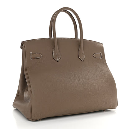 Hermes Togo Birkin 35 Etoupe 2 of 9