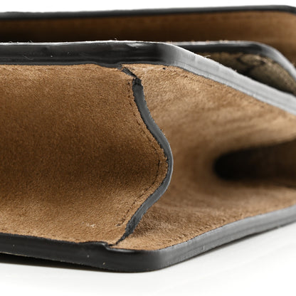 Gucci GG Supreme Monogram Suede Crystal Small Dionysus Shoulder Bag Beige Ebony Taupe 10 of 12