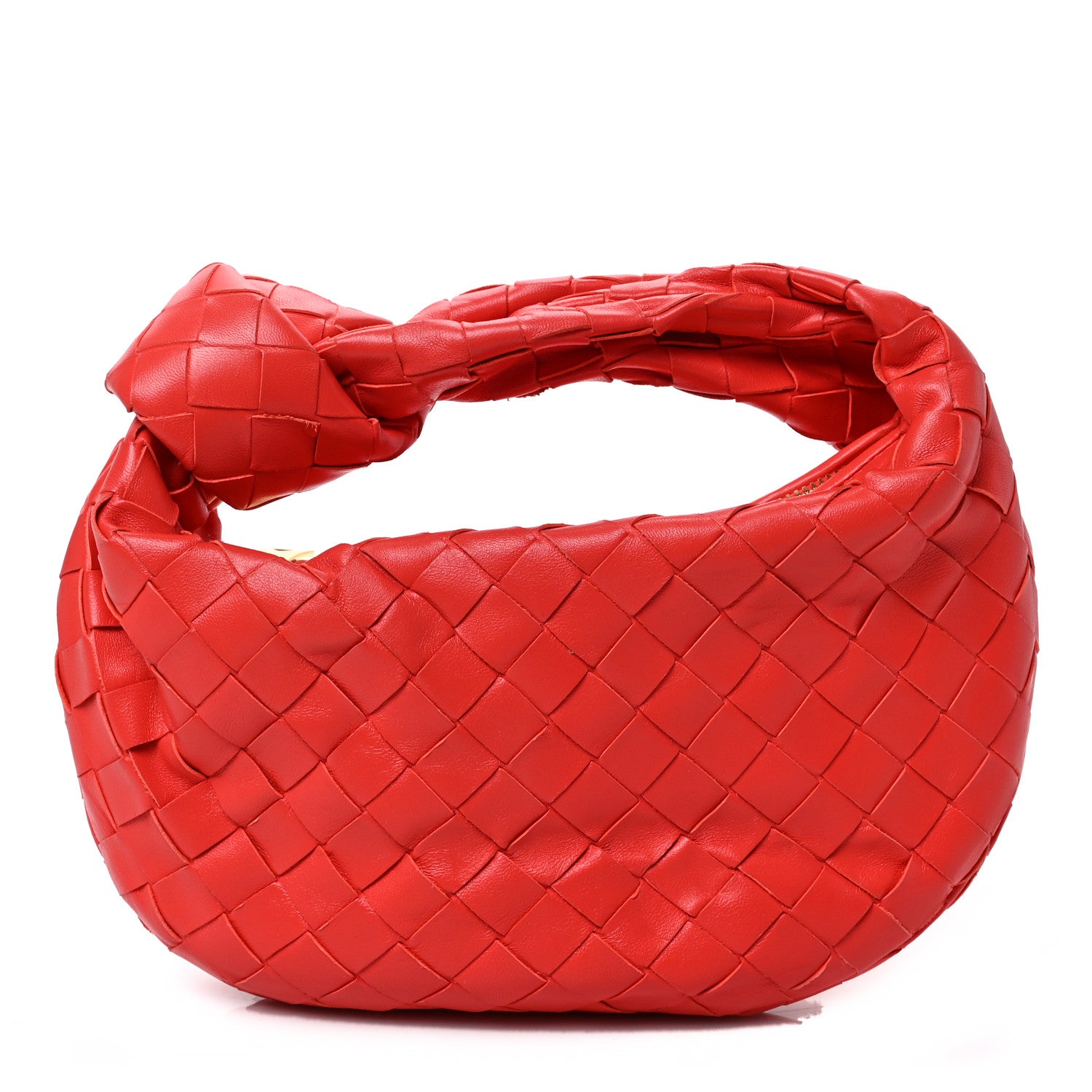 Bottega Veneta Nappa Intrecciato Mini Jodie Red 1 of 7