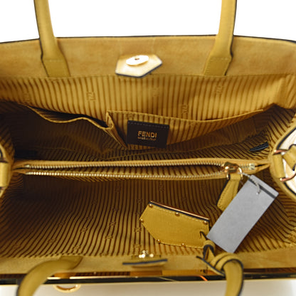 Fendi Vitello Elite Regular 2Jours Tote Mustard 5 of 11