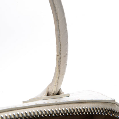 Givenchy Calfskin Crocodile Embossed Small Antigona White 14 of 15