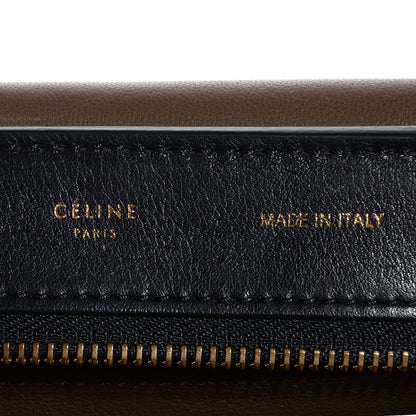Celine Calfskin and Suede Large Trapeze Tri-Color Cobalt 6 of 7