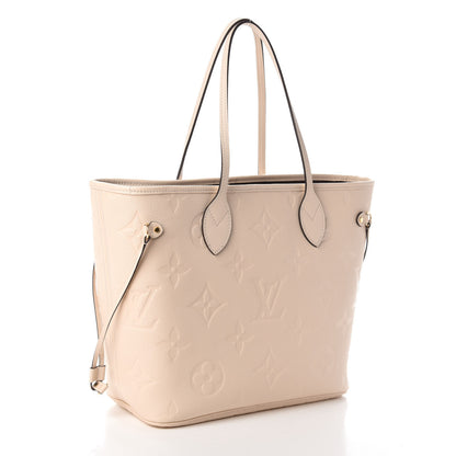 Louis Vuitton Empreinte Monogram Giant Neverfull MM Cream 3 of 9