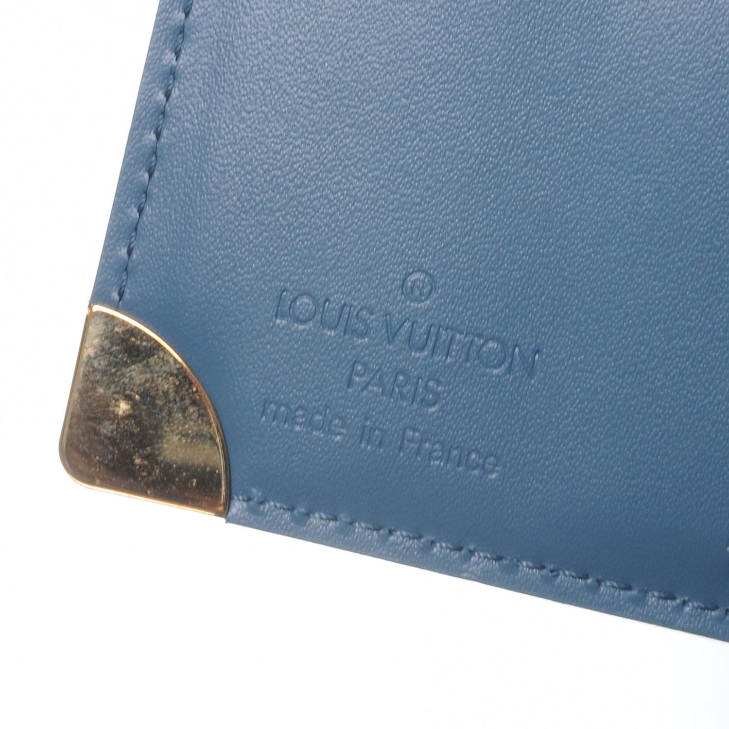 Louis Vuitton Suhali Compact Zipped Wallet Blue 6 of 9