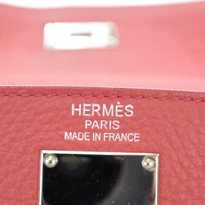 Hermes Clemence Shoulder Kelly 40 Bougainvillea 7 of 9