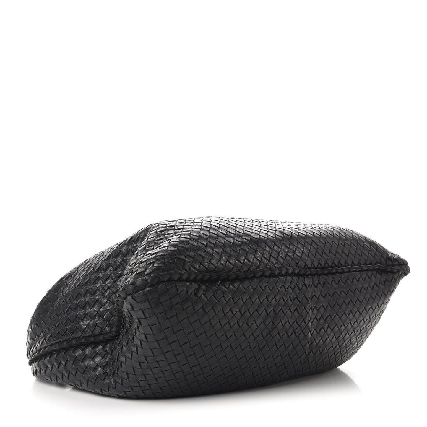 Nappa Intrecciato Maxi Veneta Hobo Black
