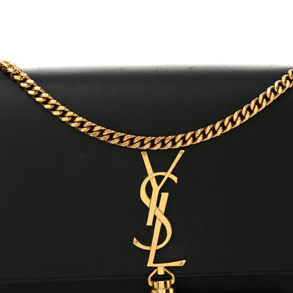 Saint Laurent Smooth Calfskin Medium Classic Monogram Kate Tassel Satchel Black 8 of 15