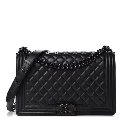 Chanel Caviar Quilted New Medium Boy Flap So Black 1 of 16