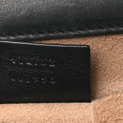 Gucci Calfskin Studded Small Padlock Shoulder Bag Black 7 of 10