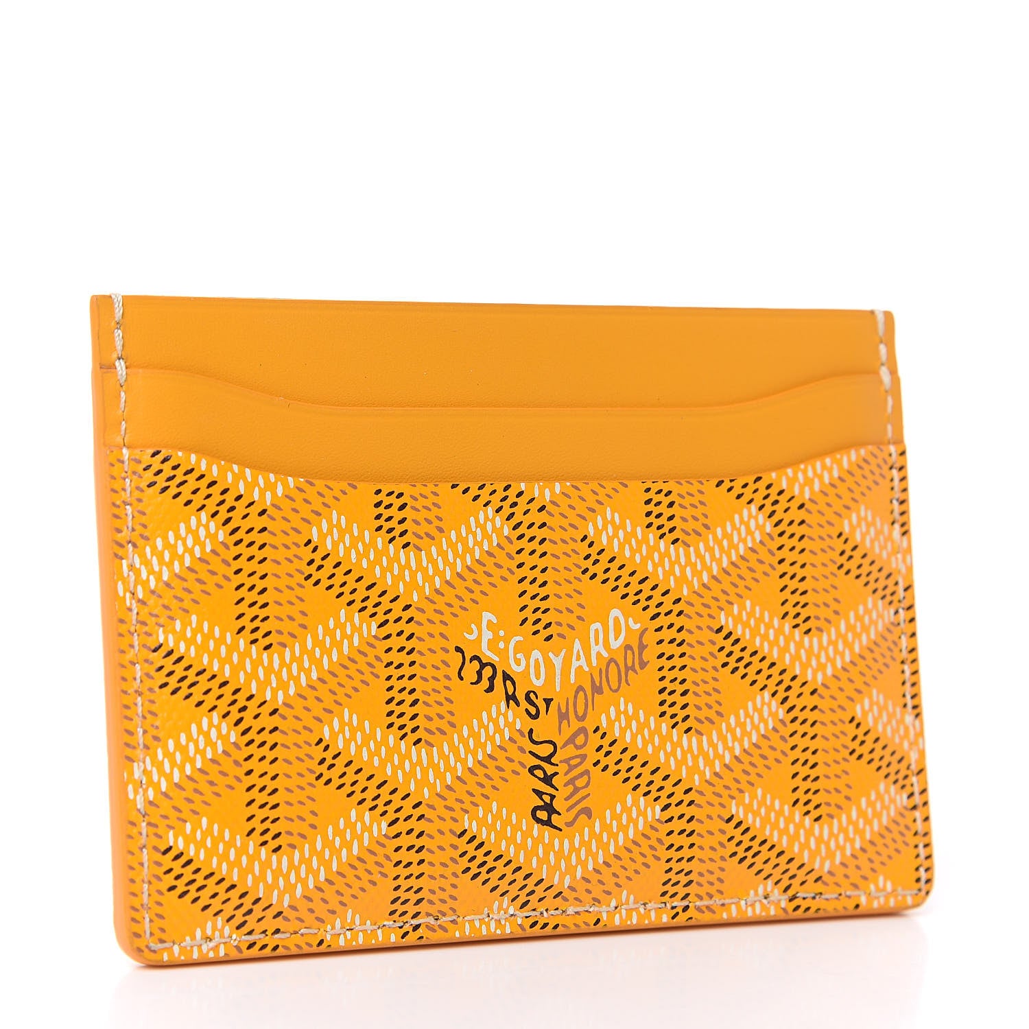 Goyard Goyardine Saint Sulpice Card Holder Yellow 3 of 6