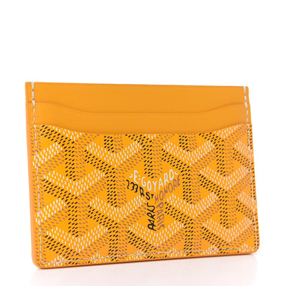 Goyard Goyardine Saint Sulpice Card Holder Yellow 3 of 6