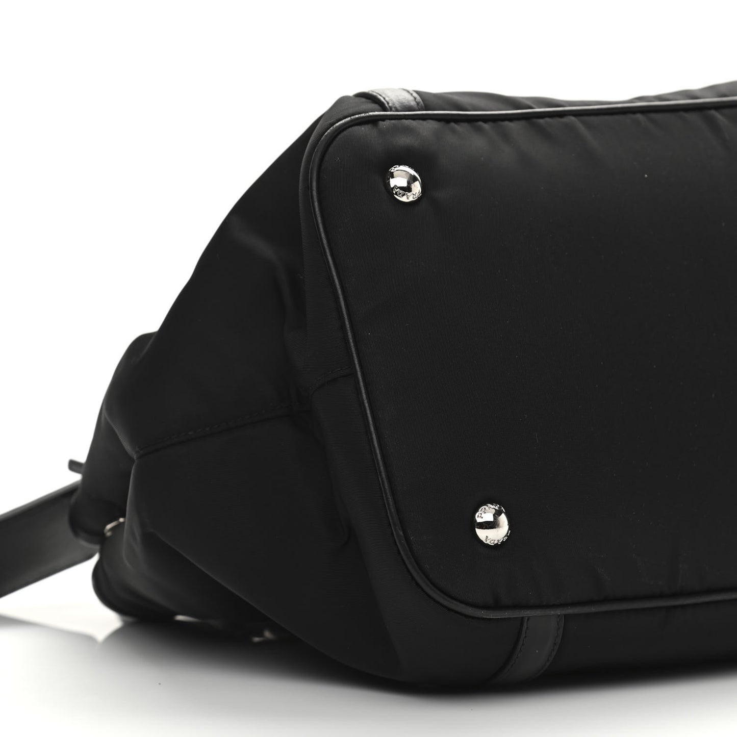 Tessuto Nylon Soft Calf Tote Black
