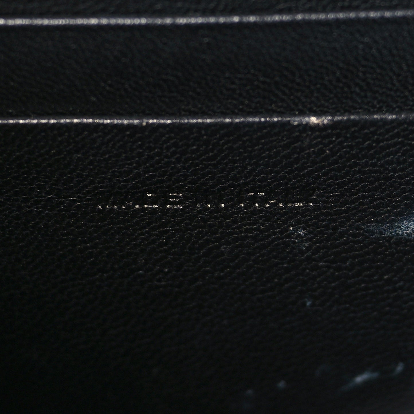 Grain De Poudre Monogram Cassandra Chain Wallet Black