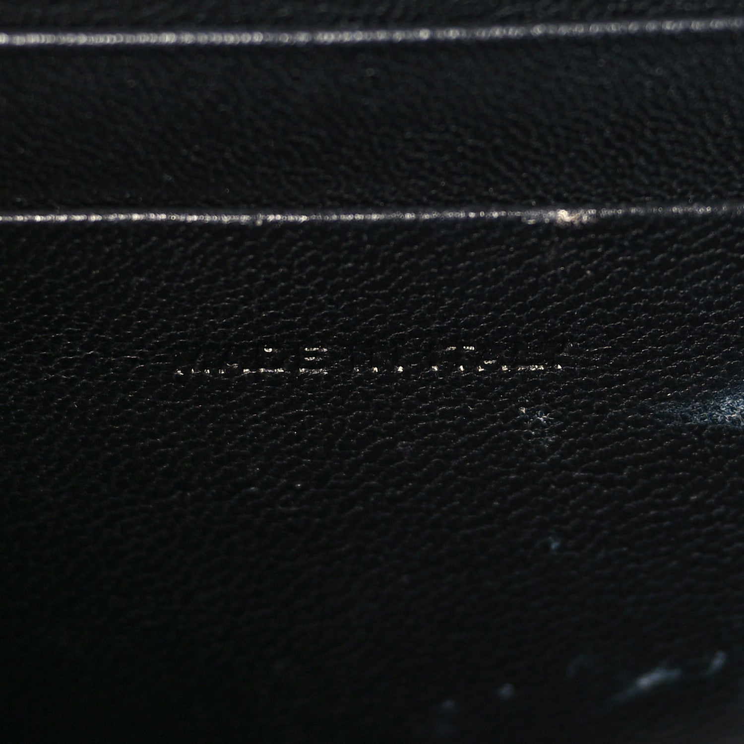Saint Laurent Grain De Poudre Monogram Cassandra Chain Wallet Black 7 of 10