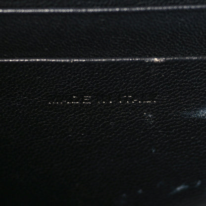 Saint Laurent Grain De Poudre Monogram Cassandra Chain Wallet Black 7 of 10